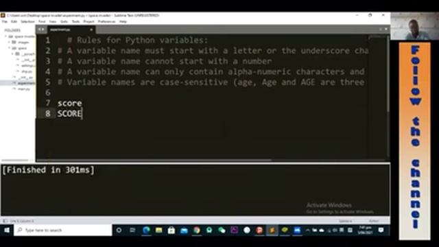 Variable names in Python смотреть онлайн
