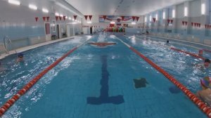 Пара минута из тренировки по плаванию