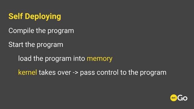 DotGo 2016 - Kelsey Hightower - Self Deploying Go Applications