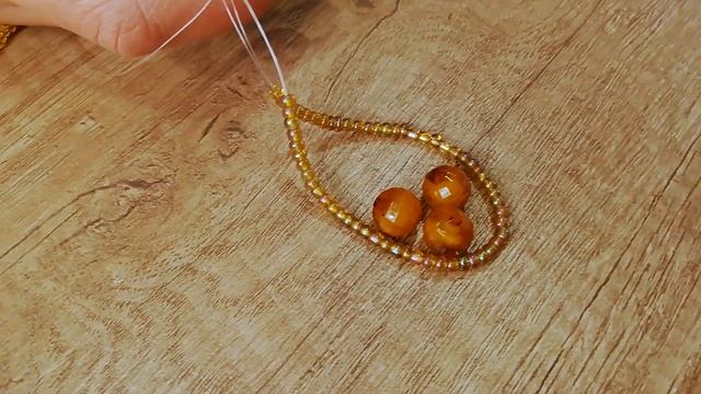 Бусы из бисера с бусинами и камнем. Бусы трансформеры! | Стильная бижутерия с Надеждой Скороход смотреть онлайн