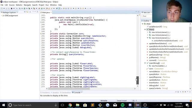 SQL hooks with Swing and JDBC смотреть онлайн