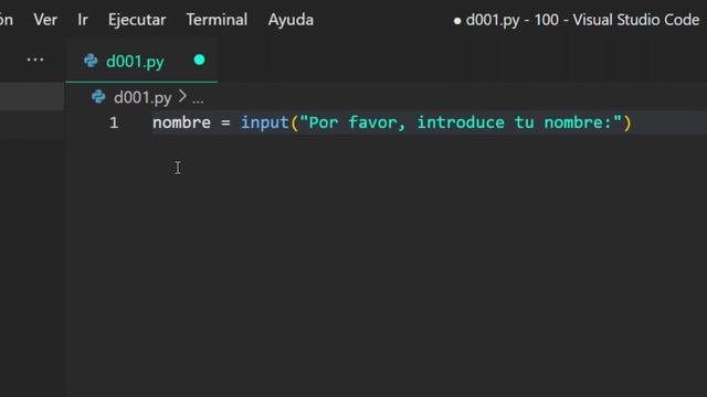 Variables, salida y entrada de datos - PYTHON EN 100 DÍAS - Día 1 смотреть онлайн