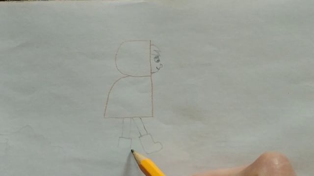 Рисунок из букв / рисуем девочку из буквы Я. смотреть онлайн