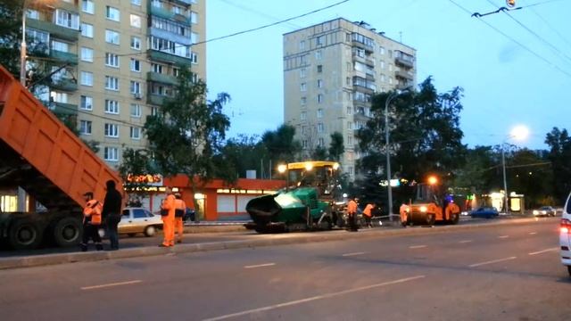 Монтаж отбойника на Бол.Академической улице. (дом 17) смотреть онлайн