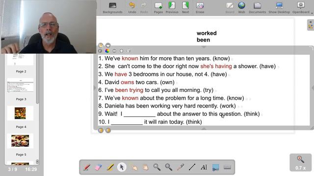 Stative Verbs - Class 03 - English Course Intermediate Level (CEF B1) смотреть онлайн