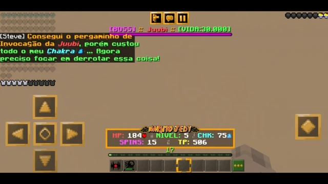 МАЙНКРАФТ ПЕ ВЫЖИВАНИЕ С НАРУТО JEDY V5 // УБИЛ 10 ХВОСТОГО БИДЖУ 6 СЕРИЯ