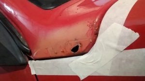 Ремонт автомобилей, убираем дырки стекловолокном .