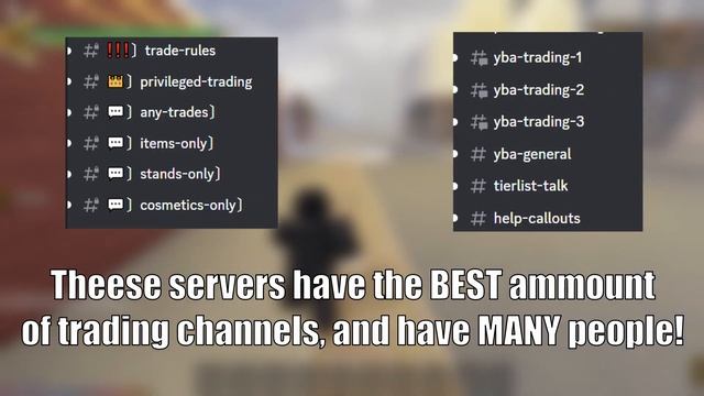 The BEST YBA Trading Servers! смотреть онлайн