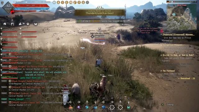 Sneaking up on a builder for BDO Node Wars смотреть онлайн