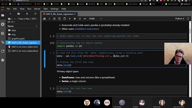 HAP-E Group Python meetings series #6 Machine learning concept (Ed Harris) смотреть онлайн