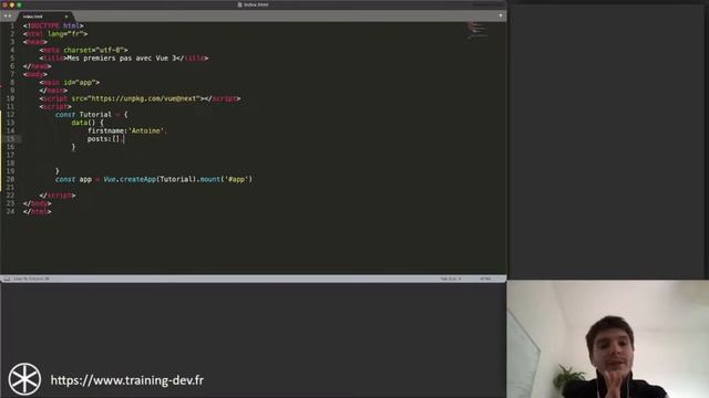 VueJs - J2 - données et hooks смотреть онлайн