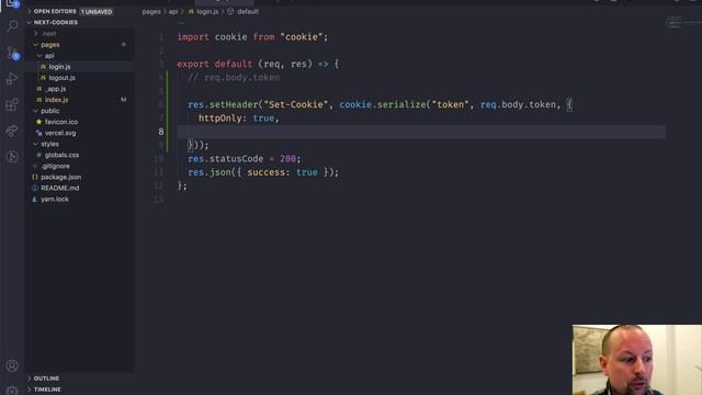 Client and Server Side Cookies in Next.js смотреть онлайн