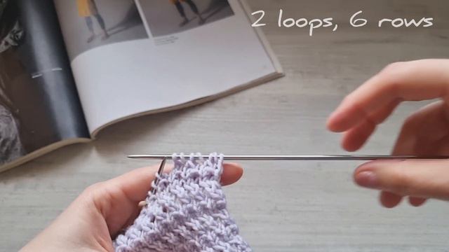Рельефные узор спицами❤️🧶knitting pattern. смотреть онлайн
