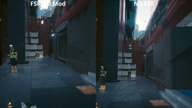 Cyberpunk 2077 FSR 2.0 Mod vs Standard Steam Deck Settings смотреть онлайн