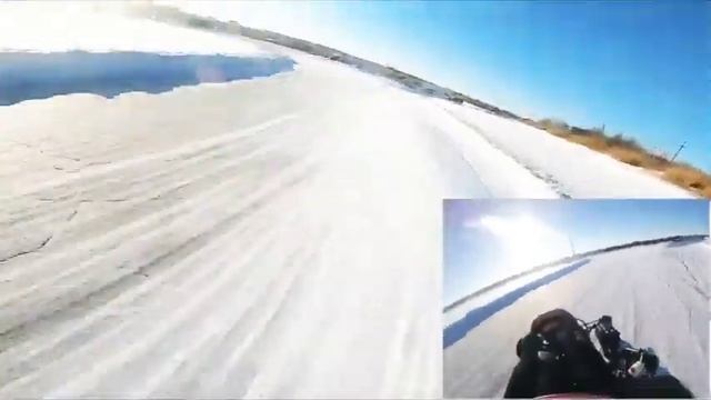 Winter karting + fpv drone?. Ice karting. смотреть онлайн