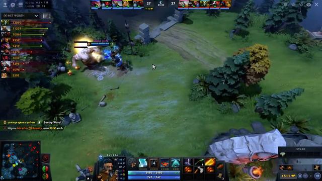 Iceberg (Rank 93) Plays Kunkka Dota 2 Full Game