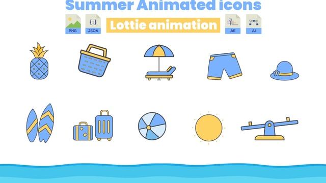 summer icon animated смотреть онлайн