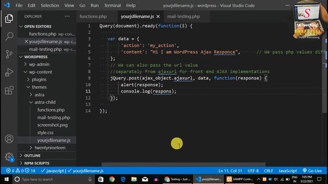 Ajax call in WordPress|how to use ajax in WordPress|How to Insert data using Ajax in WordPress смотреть онлайн