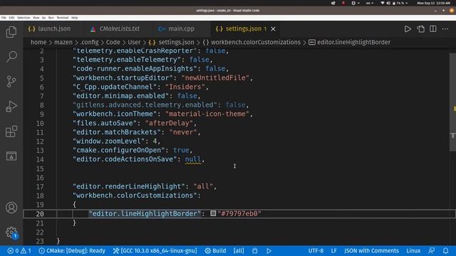 How to change highlight current line color in Visual Studio Code (VS Code) смотреть онлайн