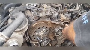 Установка меток ГРМ ,замена ремня, роликов и помпы Volksvagen crafter  2.0