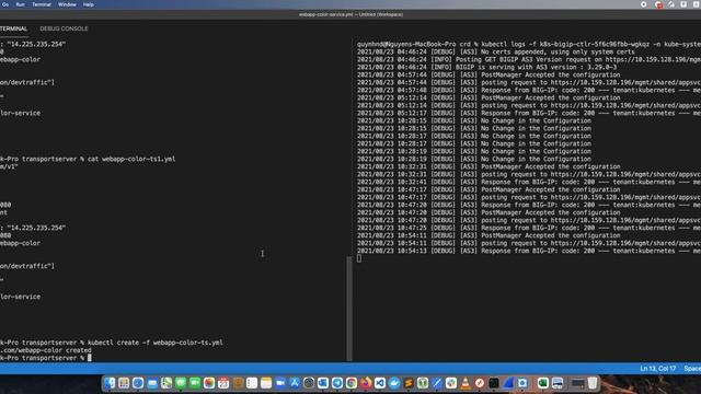 [Short Demo] F5 Transport Server (CRD) on Kubernetes смотреть онлайн