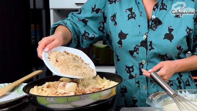 Блины как любит ВНУК! СУПЕР рецепт блинов на кефире - блинчики с начинкой! смотреть онлайн