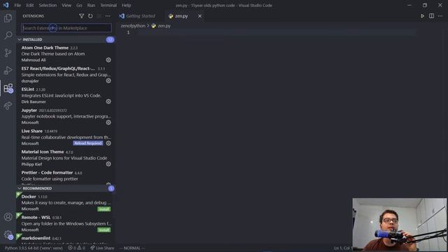 Zen Of Python | 15 year olds python course for absolute beginners | Nasir Iqbal смотреть онлайн