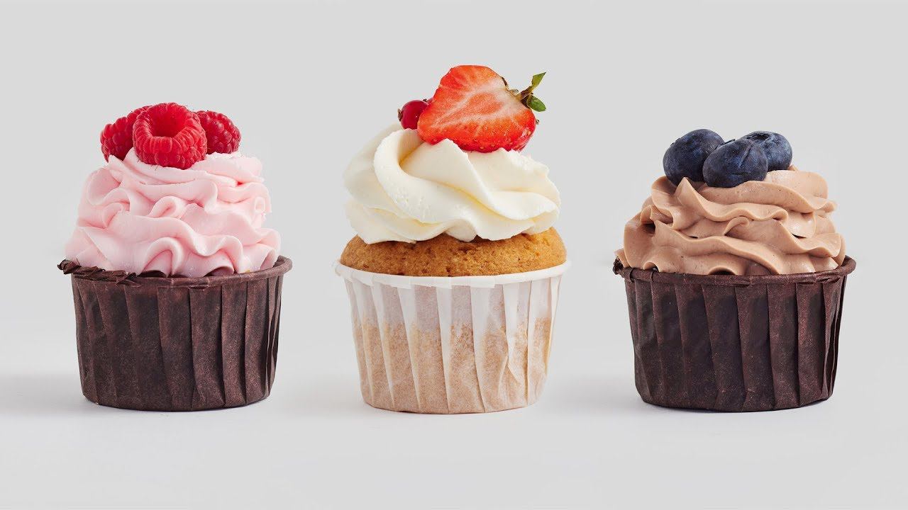 Готовим три вида капкейков смотреть онлайн