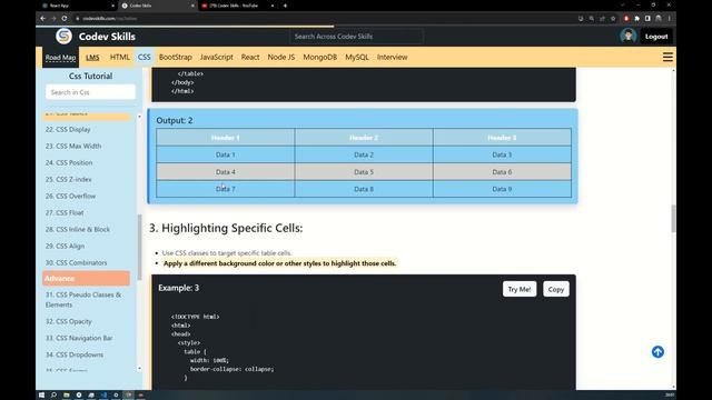 #11 Table Tutorial in Tamil | தமிழில் in just 8 Mins | CSS Complete Playlist смотреть онлайн