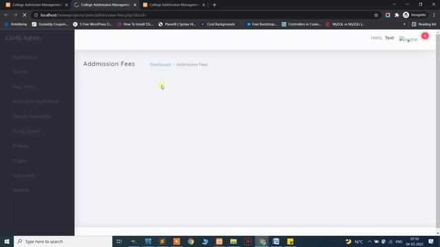 College admission Management System in PHP and MySQL V2 | PHPGurukul смотреть онлайн