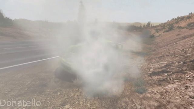 Погоня с аварией в BeamNG drive смотреть онлайн