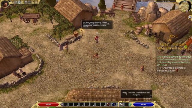 Titan Quest | Ato 1 - Missão Principal 1: Uma vila em apuros смотреть онлайн