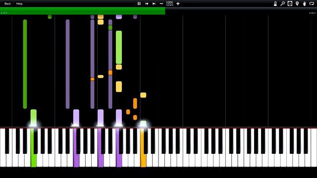 Megadeth - A Tout Le Monde Synthesia Piano Tutorial (midi)