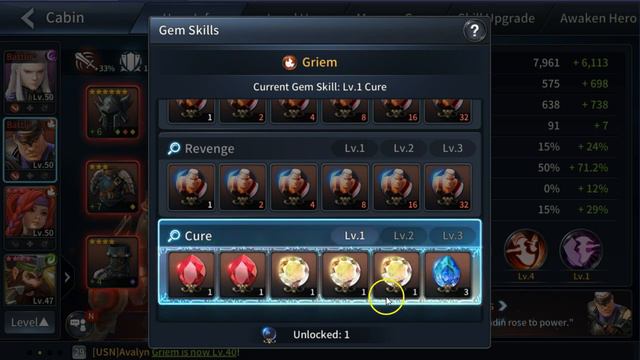 War of genesis Hero gem abilities and leveling how to смотреть онлайн