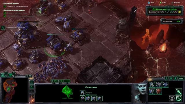 StarCraft 2 wings of liberty #7 | Ветеран | Прохождение | Серебро | Песочница дьявола смотреть онлайн