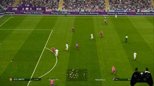 eFootball PES 2020, PES 2021: Защита мяча корпусом. смотреть онлайн