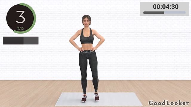 8 MIN INNER THIGH BURN WORKOUT ⚡️ All Standing No Equipment // Lose Inner Thigh Fat At Home смотреть онлайн