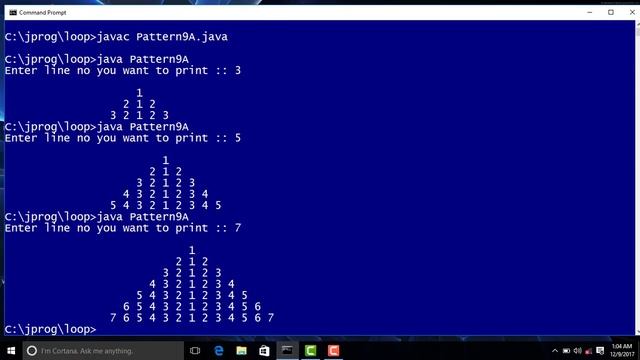 Number pyramid pattern in java || number pattern in java || Knowledge Light смотреть онлайн