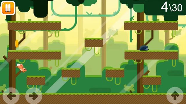 Играю в игру " Зайчик собирает монетки и убегает от ежиков" смотреть онлайн