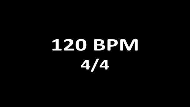 120 BPM Metronome 4/4 Allegro смотреть онлайн