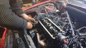 Снятие двигателя wolksvagen caddy