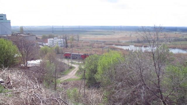 Электропоезд ЭП3Д ст. Новочеркасск смотреть онлайн