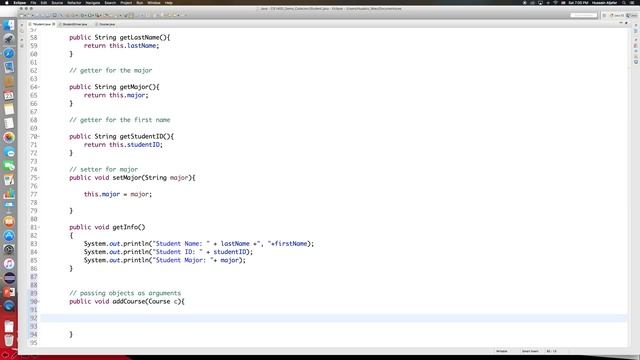 Java: Passing Objects as Arguments смотреть онлайн