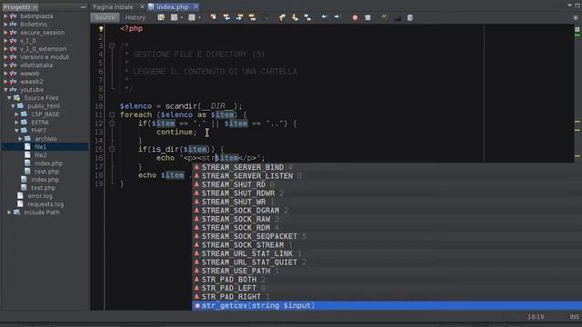 PHP 7 Tutorial ITA: Scandir #81 смотреть онлайн