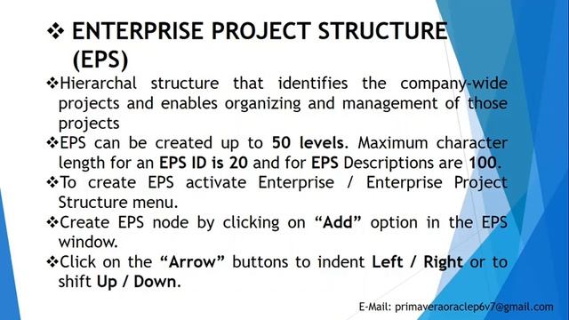 Video 4 Primavera P6 Enterprise Project Structure смотреть онлайн