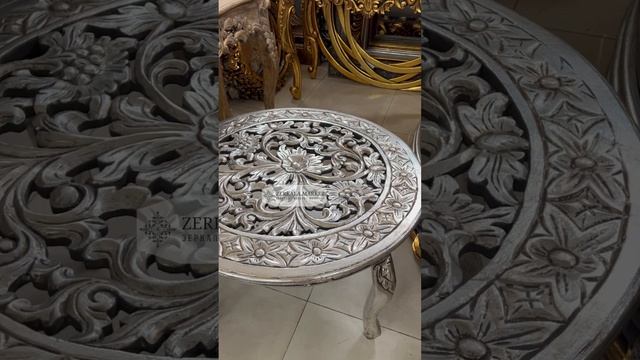 Резной столик из массива дерева. Отправка в любой город #столы #мебель #дизайн #дизайнинтерьера #до смотреть онлайн