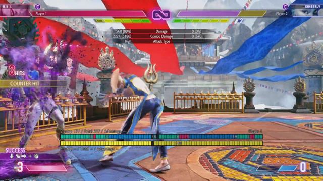 Street Fighter 6 AKI meaty poison , fireball SF6 setup combo corner смотреть онлайн