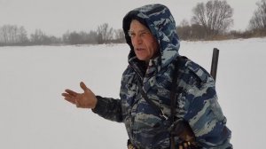 Охота с гончими на лису по глубокому снегу.  Пробираюсь сквозь зимние джунгли.