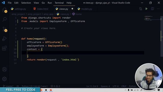 5. Creating Forms | Ajax With Django смотреть онлайн
