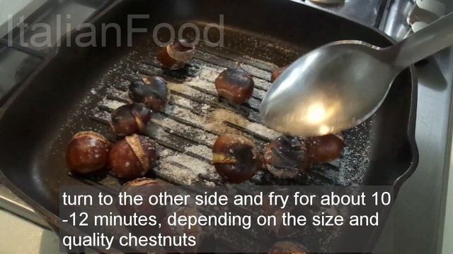 How to ROAST CHESTNUTS on the Grill Pan at Home смотреть онлайн
